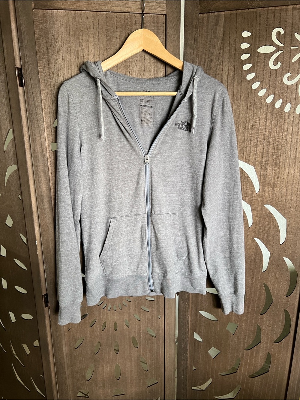 The North Face Gray Full-Zip Hoodie
